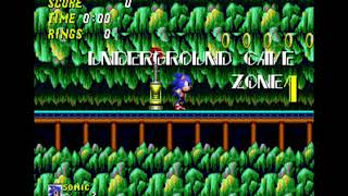 Sonic The Hedgehog 5 : Underground Cave Zone Act 1 TEST
