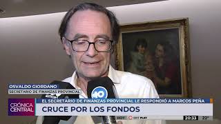Cruce por los fondos: qué respondió Giordano