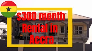 $300 a month rental in Ghana | Tour a 3 bedroom house