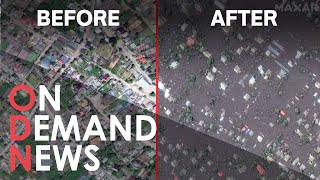 Ukraine Flood: NEW Before and After Photos