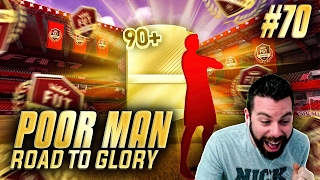 FUT CHAMPIONS REWARDS INSANE 90+ WALKOUT!!!! - Poor Man RTG #70 - FIFA 17 Ultimate Team
