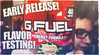 Sour Cherry GFUEL Flavor Testing!