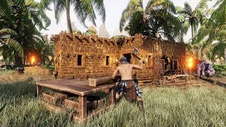 Как расширить костер,горнило,верстак и тп в игре Conan Exiles