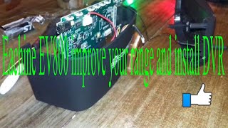 Eachine EV800  improve your range and install DVR 2017