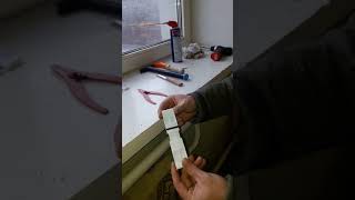 Ремонт окон, Казань. Расклинка пластикого окна.