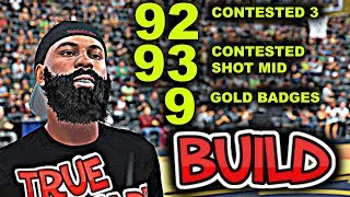 NBA 2K18 BEST SHARP SHOOTING CENTER BUILD W/ BADGES SHOT CREATING STRETCH FIVE OVERPOWERED GUIDE