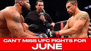 UFC Schedule: Top 10 Must-Watch Fights For June 2018