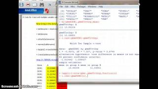 Biostatistics t-test in R multiple tests