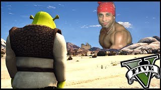 SHREK Vs RICARDO MILOS | GTA 5 ( FAILS & WINS FUNNY MOMENTS * IMPOSSIBLE Try not to Lough * SAN )