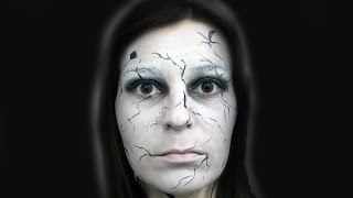 Helloween make up | Трещины на лице | Эффект упавшей куклы