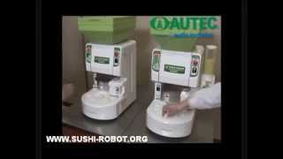 Nigiri sushi machine ASM600 and ASM600W with wasabi
