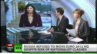 Team Russia not put off by nationalist violence threat in Warsaw