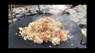 Плов Узбекский классический, из круглого риса, рецепт от Рината