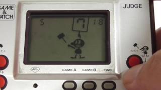 18019 Nintendo Game & Watch Silver Series Judge IP-05 Purple 1980