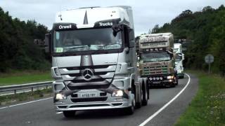 THE WORLDS LONGEST TRUCK CONVOY IN HD