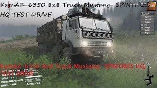 KamAZ-6350 8x8 Truck Mustang-SPINTIRES HQ TEST DRIVE