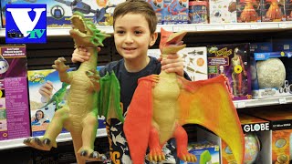 ★ VLOG Магазин игрушек: скелет Динозавра T-REX. Наборы юных исследователей