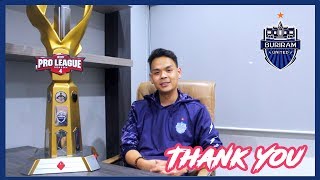 "แชมป์แรก ROV" แทนคำขอบคุณครอบครัว Buriram United Esports ทุกคน