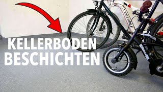 Kellerboden streichen mit EASYGROUND - Kinderleicht in wenigen Schritten den Boden beschichten.