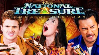 National Treasure: Edge Of History Cast Tries To Solve World's Hardest Puzzles! | React