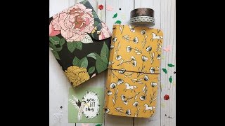 Laminated Traveler's Notebook/ Tutorial