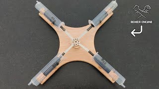 Making Boxer Engine Using Syringe
