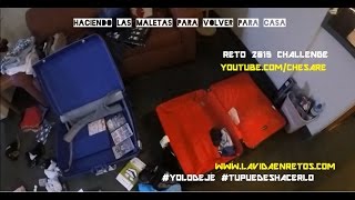 HACIENDO LA MALETA PARA VIAJE DE VUELTA A CASA