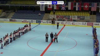 ISBHF: World Cup U16 Boys 2018: Great Britain - Czech Republic U15