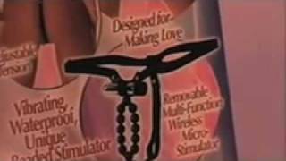 Vibrating Lover's Thong w/Stroker Beads