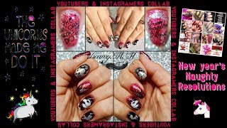 Unicorn Nails ? - New Year Resolutions -? YT & IG Collab