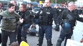french revolution - democracia real ya la bastille paris - police brutality