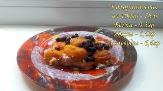 ПП. Творожная запеканка с фруктами. Белковый рецепт.