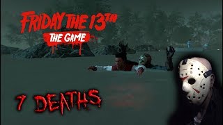 Friday the 13th the game - Gameplay 2.0 - Jason part 7 - 7 Deaths
