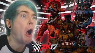 DANTDM vs FIVE NIGHTS AT FREDDY'S | WWE 2K17