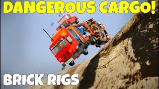 DANGEROUS CARGO HAULING CHALLENGE! - Brick Rigs Challenge Gameplay