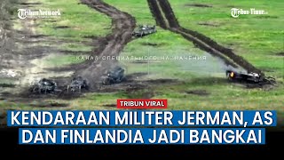 2 Kendaraan Militer Jerman dan AS Hingga Finlandia Diterjang Rudal Rusia, Ukraina Tekor Lagi!