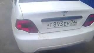 прямоток нексия, Daewoo Nexia, глушак рычит 360p