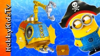 Minions want the Treasure from the PIRATE SUB!