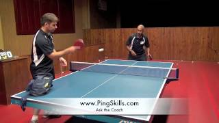 Forehand Topspin Follow Through