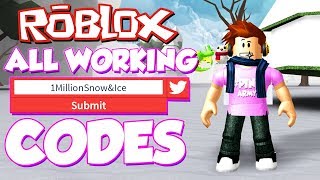 (NEW CODES) ALL *WORKING* 2018 CODES in SNOW SHOVELING SIMULATOR - Roblox