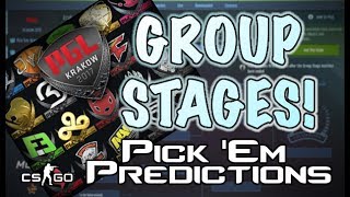PGL Krakow Pick 'Em Predictions! [Group Stages] | CS:GO Major 2017