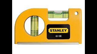 Stanley Mini Pocket Spirit Level Tool