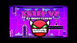 geometry dash прохождение изи демона Xstep v2 от Нептуна