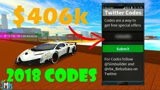 3 SECRET CODES IN VEHICLE SIMULATOR | Roblox