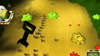 Army Men RTS multiplayer bots gameplay part 2 "First Attack" Free For All