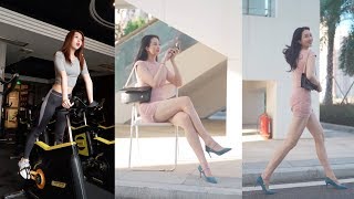 女神「美腿」性感身材靚妹「氣質優雅」白嫩「大長腿」回頭率百分百
