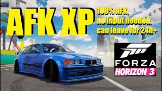 Forza Horizon 3 AFK XP, infinite, no input, 100% afk
