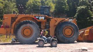 Cat 994 frontend loader at Coal Creek OHV Park