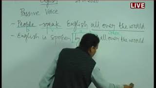 Rajasthan ICT Satellite Education English 10th "Passive Voice" 29 Jan 2019-20 Lecture-64