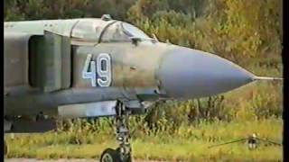 МиГ-23 звено боевых Озерное // MiG- 23 flights at the Ozernoye AFB